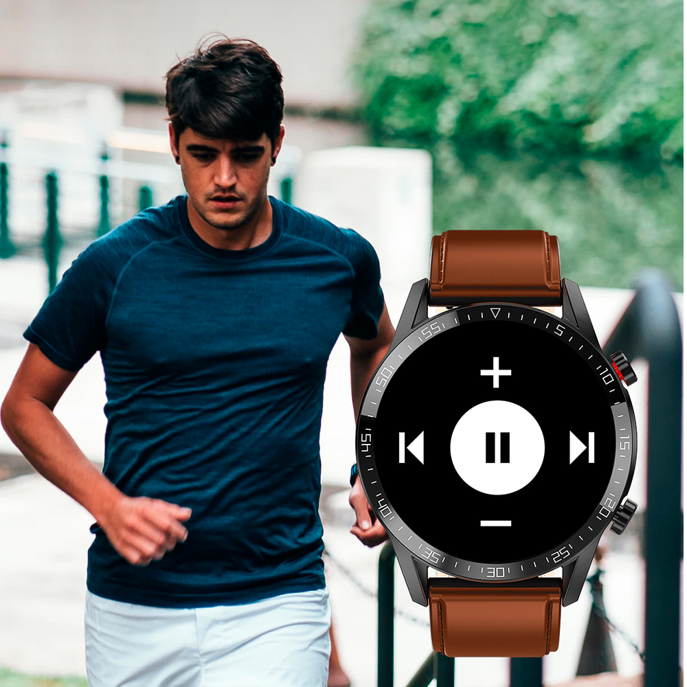 Ripley - SMARTWATCH L13 MARRÓN