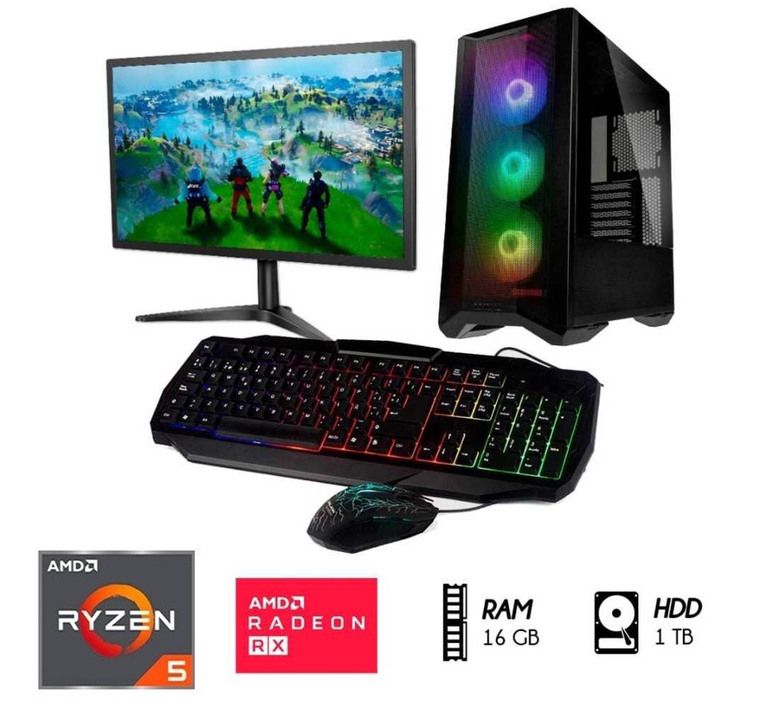 No Encuentro El Disco Duro En Mi Pc Ripley - COMPUTADORA PC GAMER RYZEN 5-5TH MONITOR 24 VIDEO RX 550 4GB, RAM  16,DISCO DURO 1TB