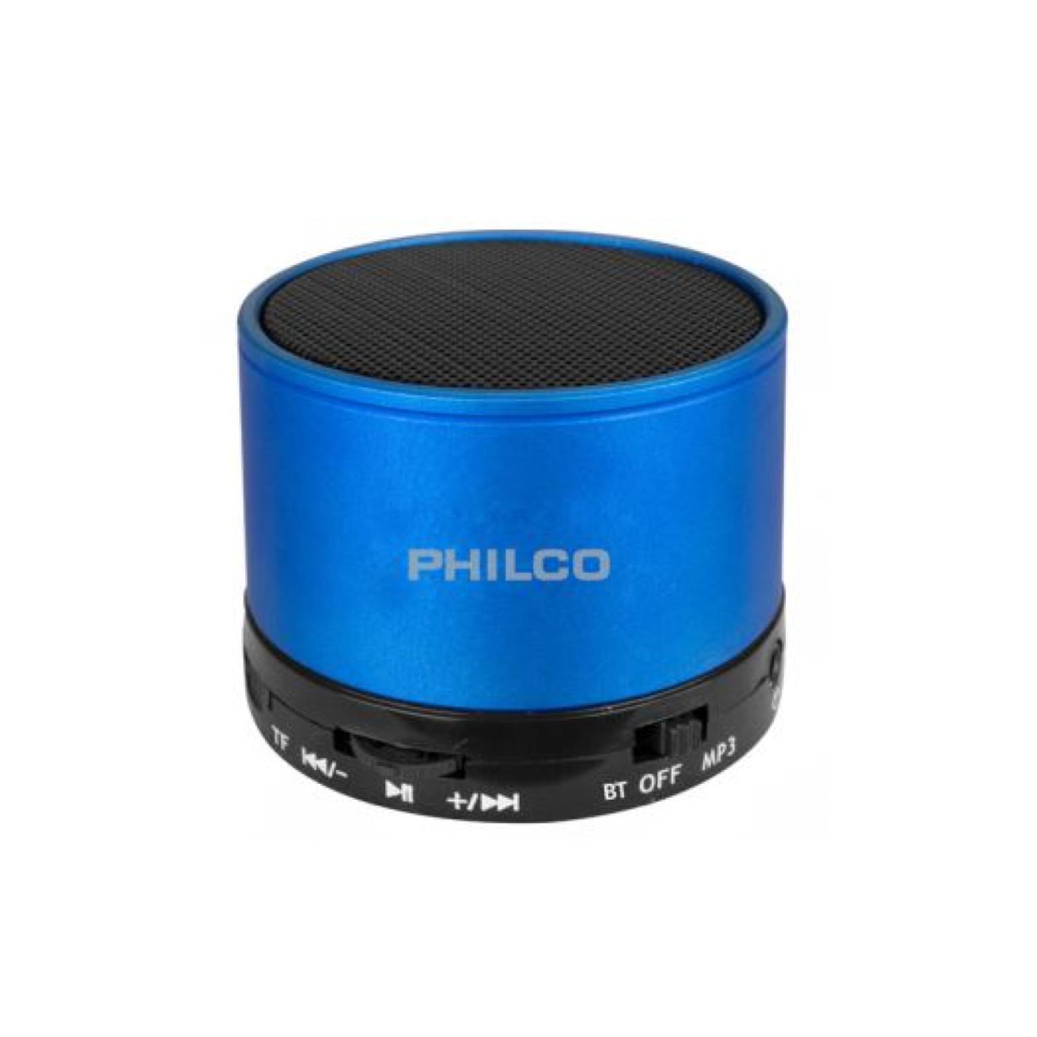 Ripley - PARLANTE PORTATIL BLUETOOTH 3W RMS P295 AZUL PHILCO