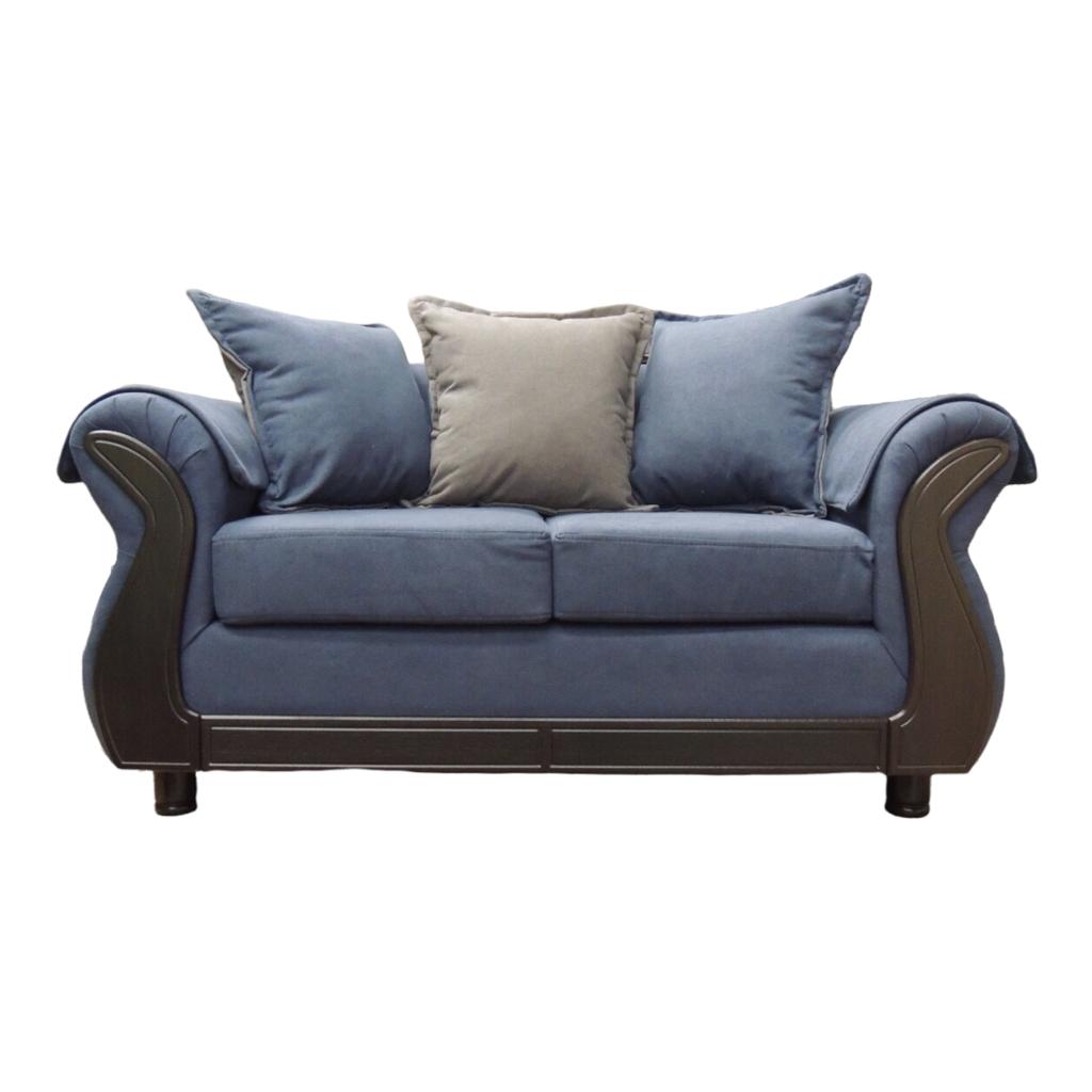 Ripley SOFA 2 CPOS ZEUS LINO AZUL ARTSOFA