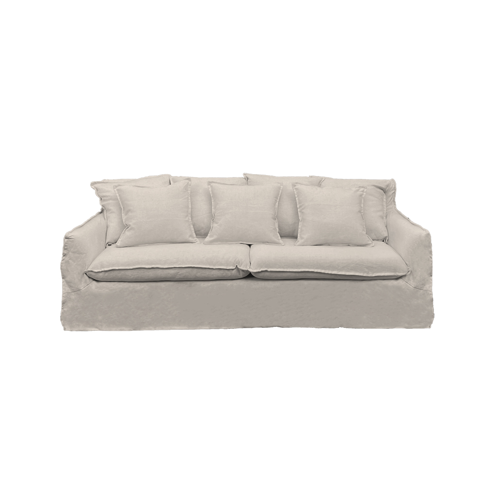 Ripley SOFA PALENA LINO HUESO 3C