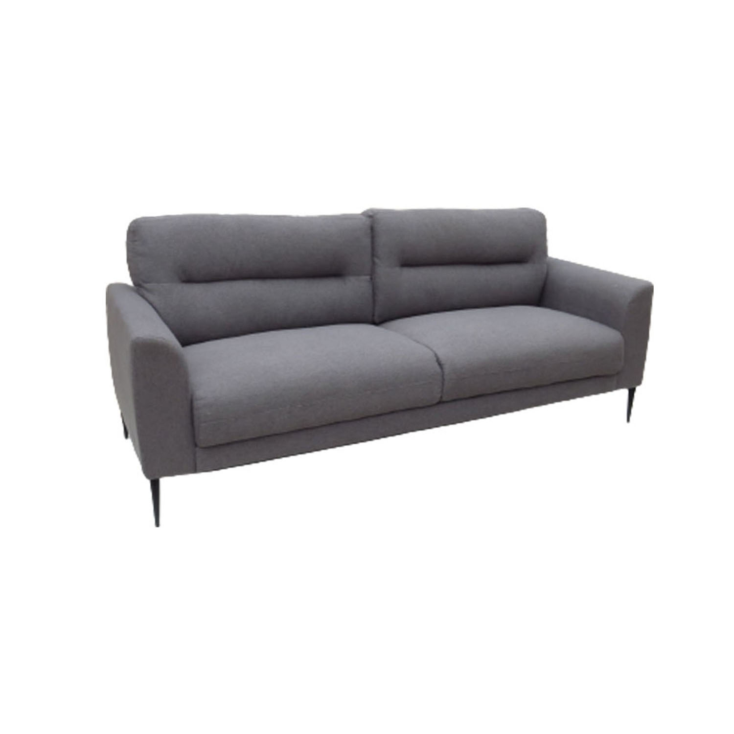 Ripley SOFA HANNOVER GRIS OSCURO 3 CUERPOS