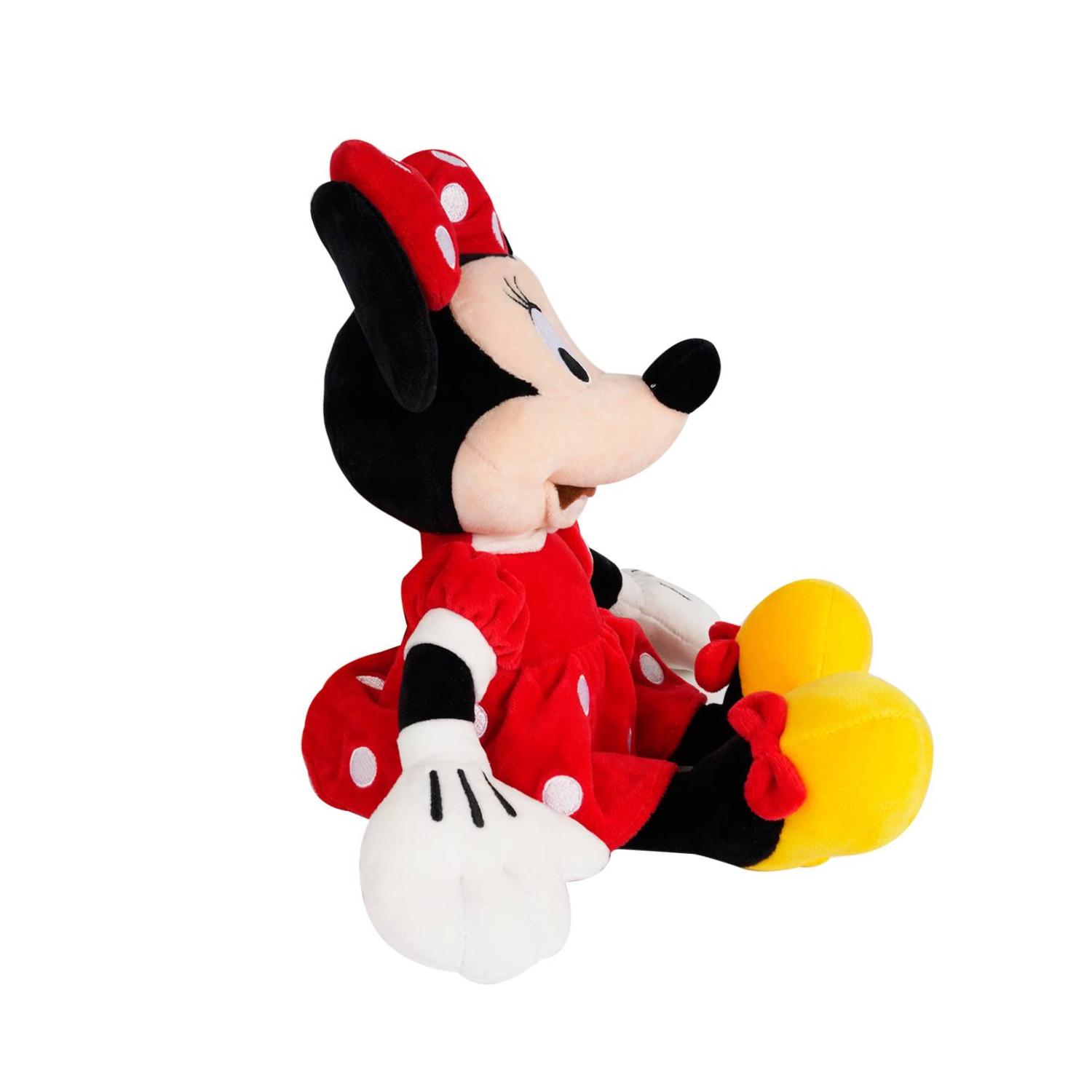 Ripley - JUGUETE PELUCHE MINNIE MOUSE 30CM VESTIDO ROJO INFANTIL
