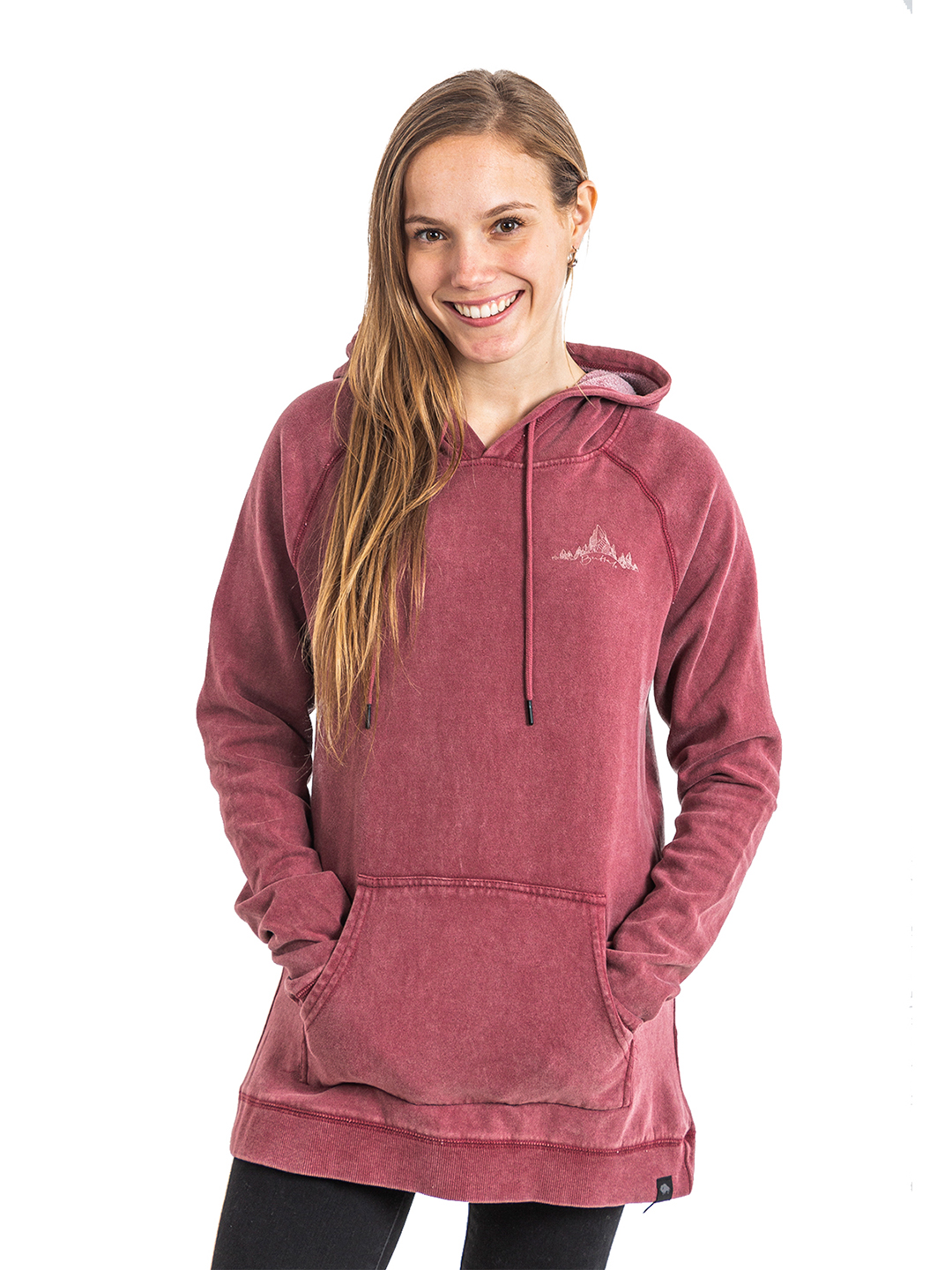 Ripley HOODIE LARGO BURDEO MUJER