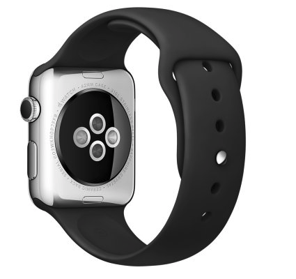 Ripley - Correa Applewatch Silicona Deportiva Negra 42mm