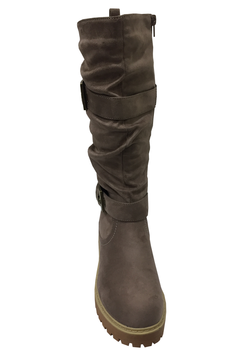 Ripley - Bota cuero ecológico Nude ZAV21 Todopiel
