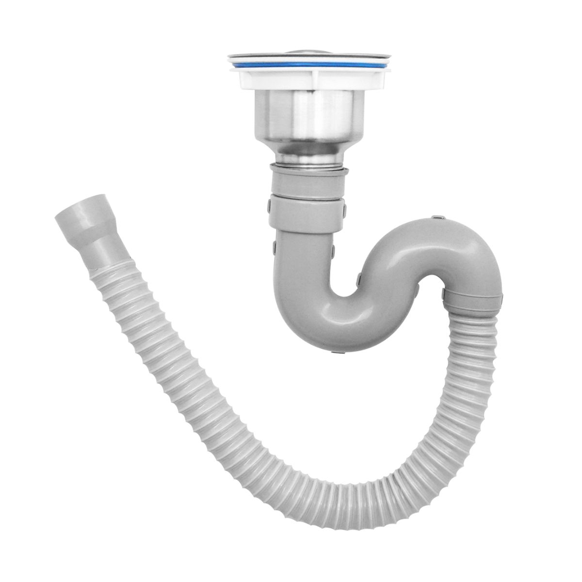 Cespol Y Contracanasta Pvc y Acero Inox Flexible – LU-YHT-11040-S1