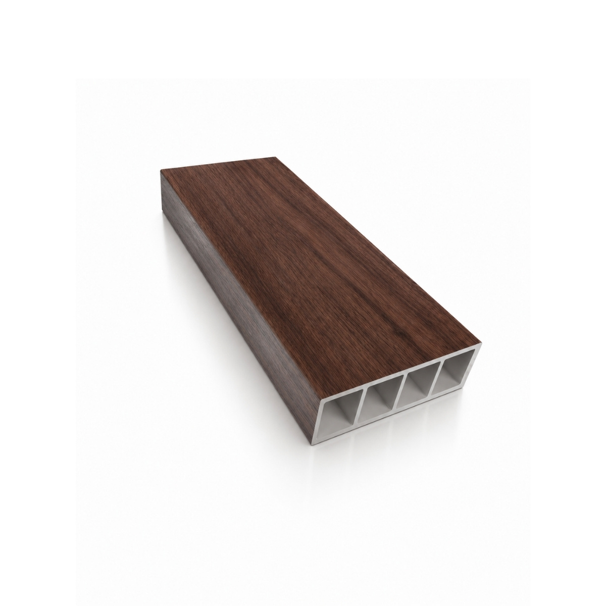 Viga Decorativa WPC Castel Viga 15 Rectangular Tono Nogal 290 cm