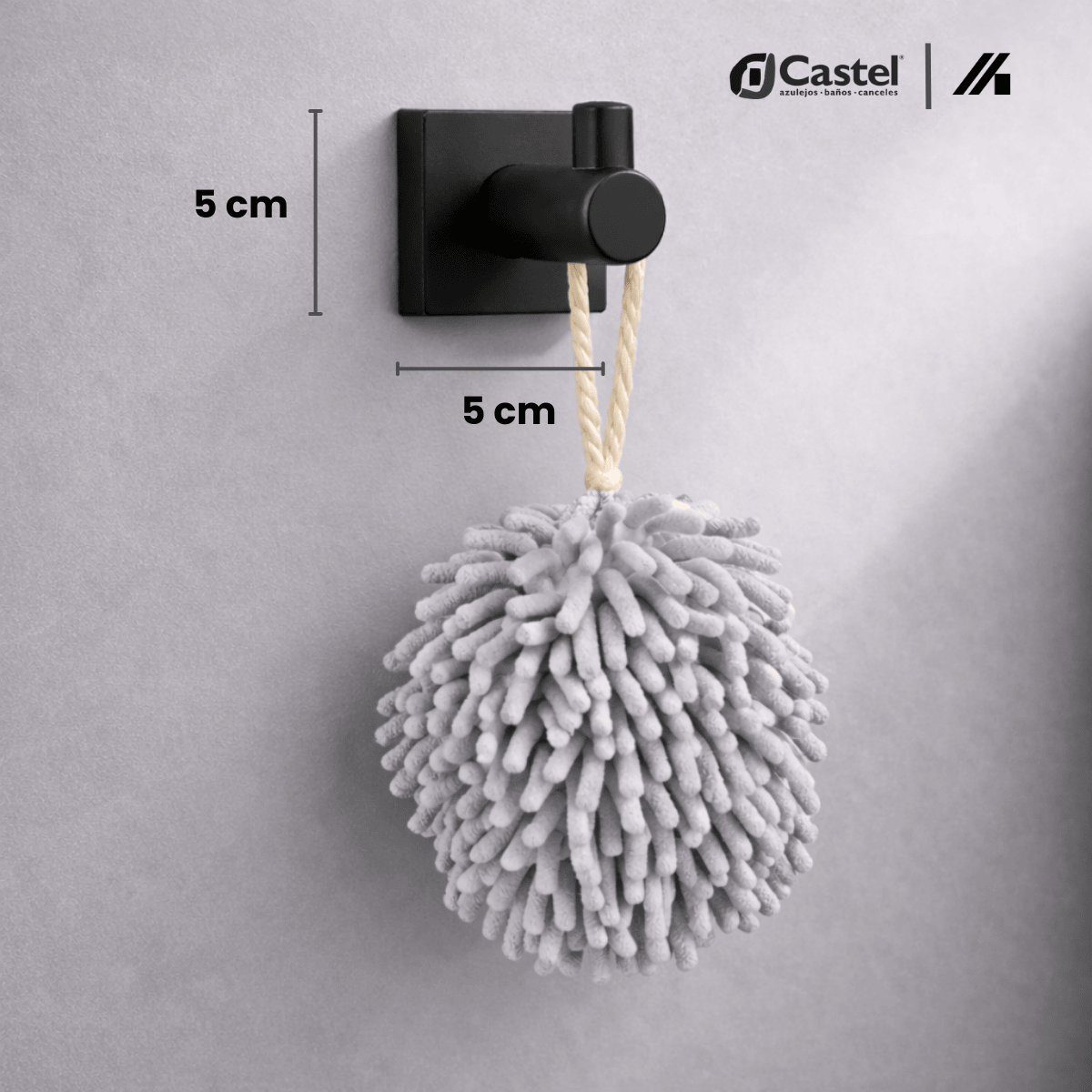 Juego De Accesorios Para Baño Castel 3 Piezas Negro Mate – CA-KAPPA