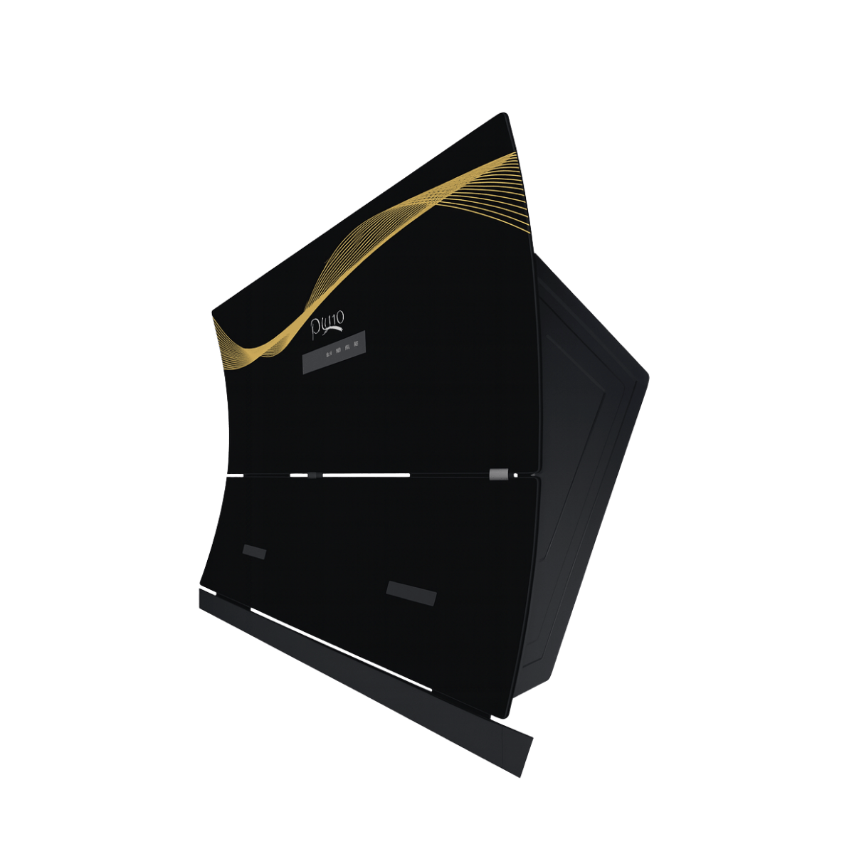 Campana Pizarro Modelo Siena 90 cm, Cristal Templado Control Con sensor – PI-CA-002-90