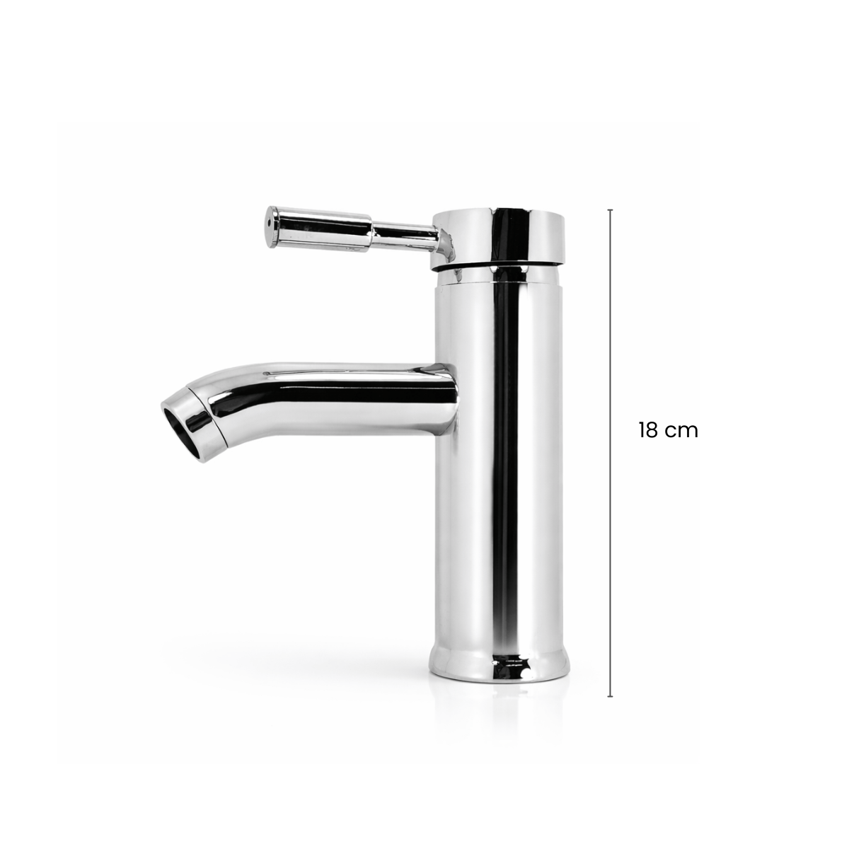 LLave Monomando Bajo Hidroflud Para Lavabo Acabado Cromo – HF-HI62