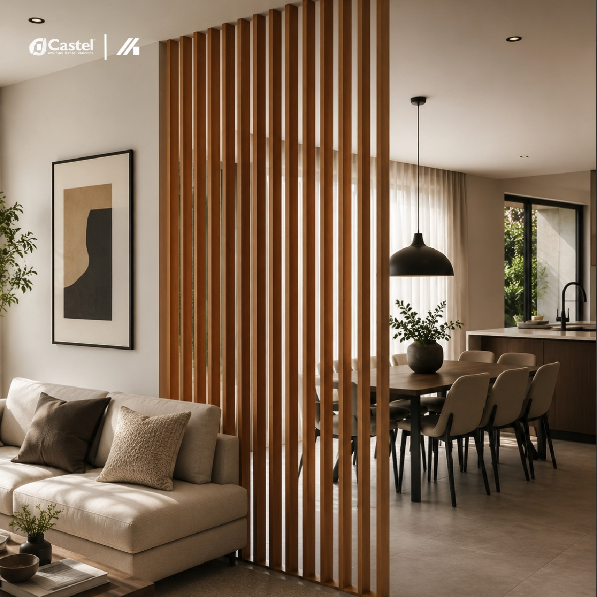 Alternative view of Viga Decorativa WPC Castel Viga 10 Rectangular Tono Cinnamon 290 cm