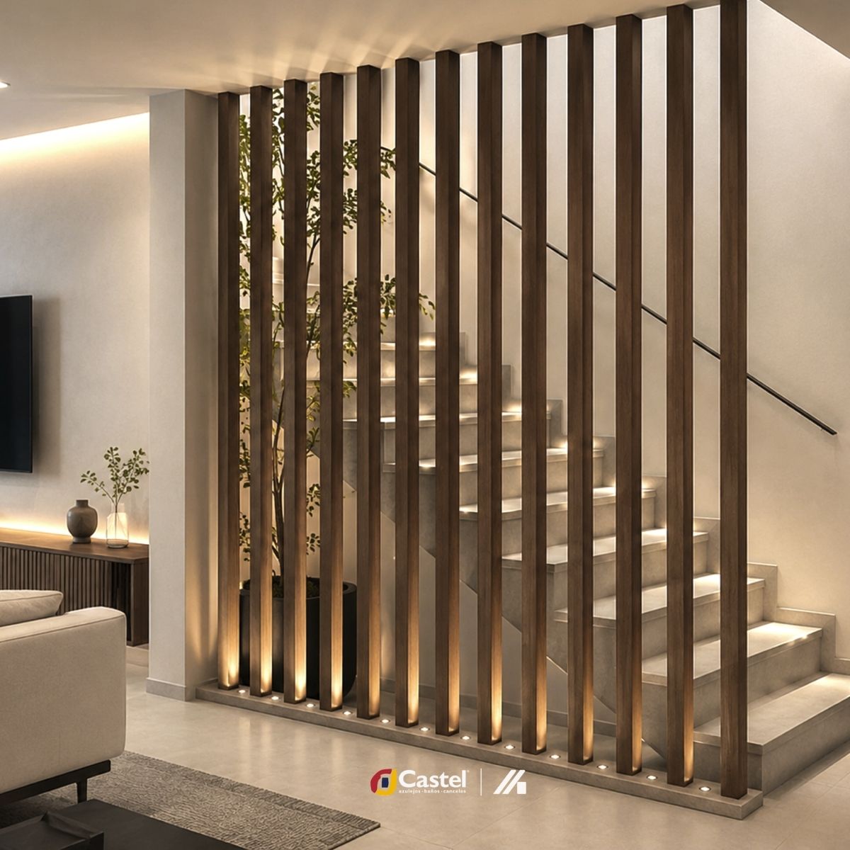Alternative view of Viga Decorativa WPC Castel Viga 15 Rectangular Tono Cinnamon 290 cm