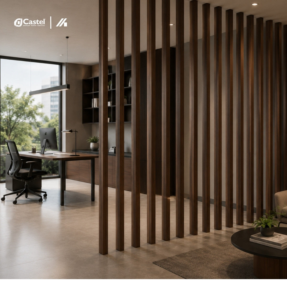 Viga Decorativa WPC Castel Viga 10 Tono Nogal 290 cm – CA-VIGA 10-N