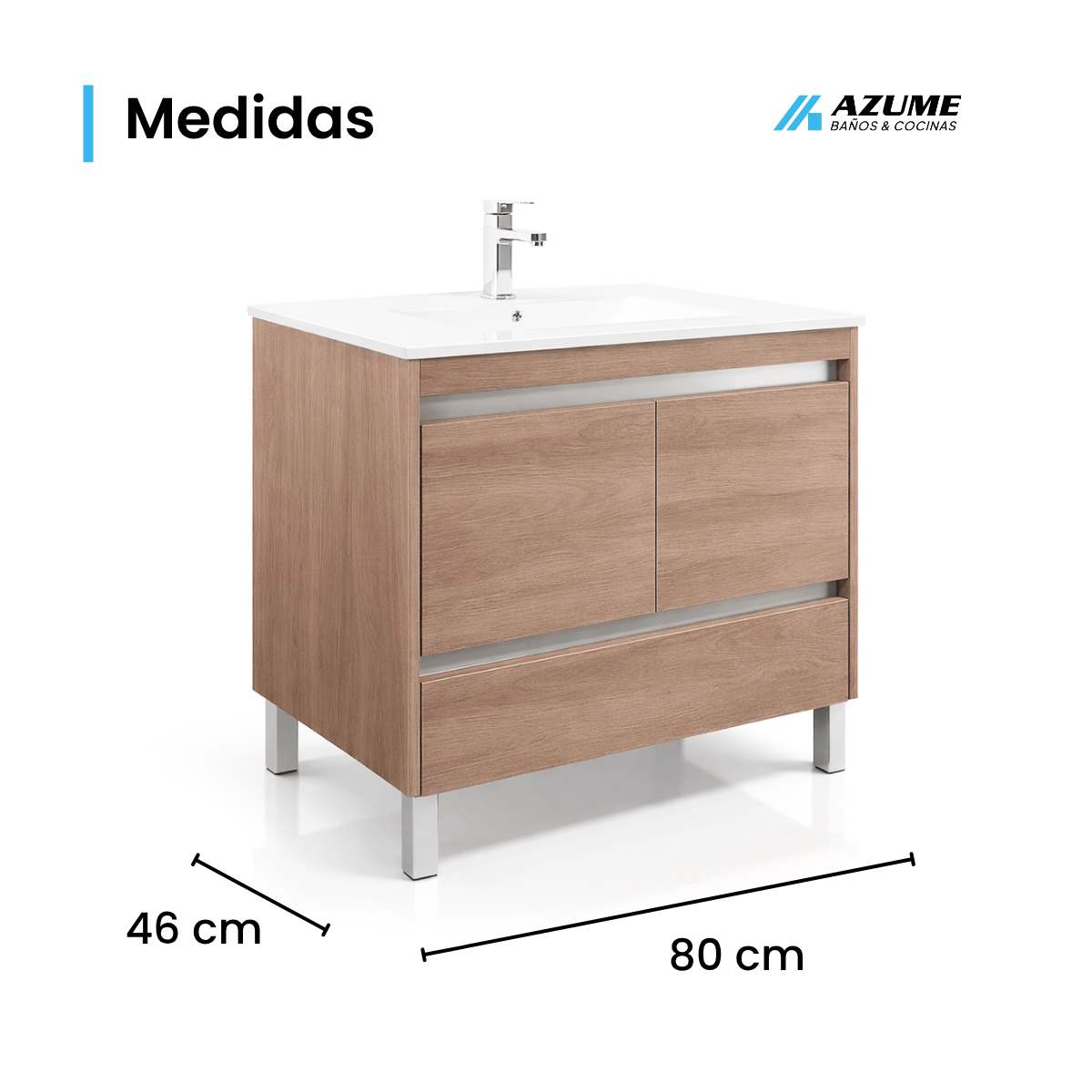 MUEBLE DE BAÑO ARGELIA 81*46 ROBLE COLORADO – VN-ARGELIA 80-RC