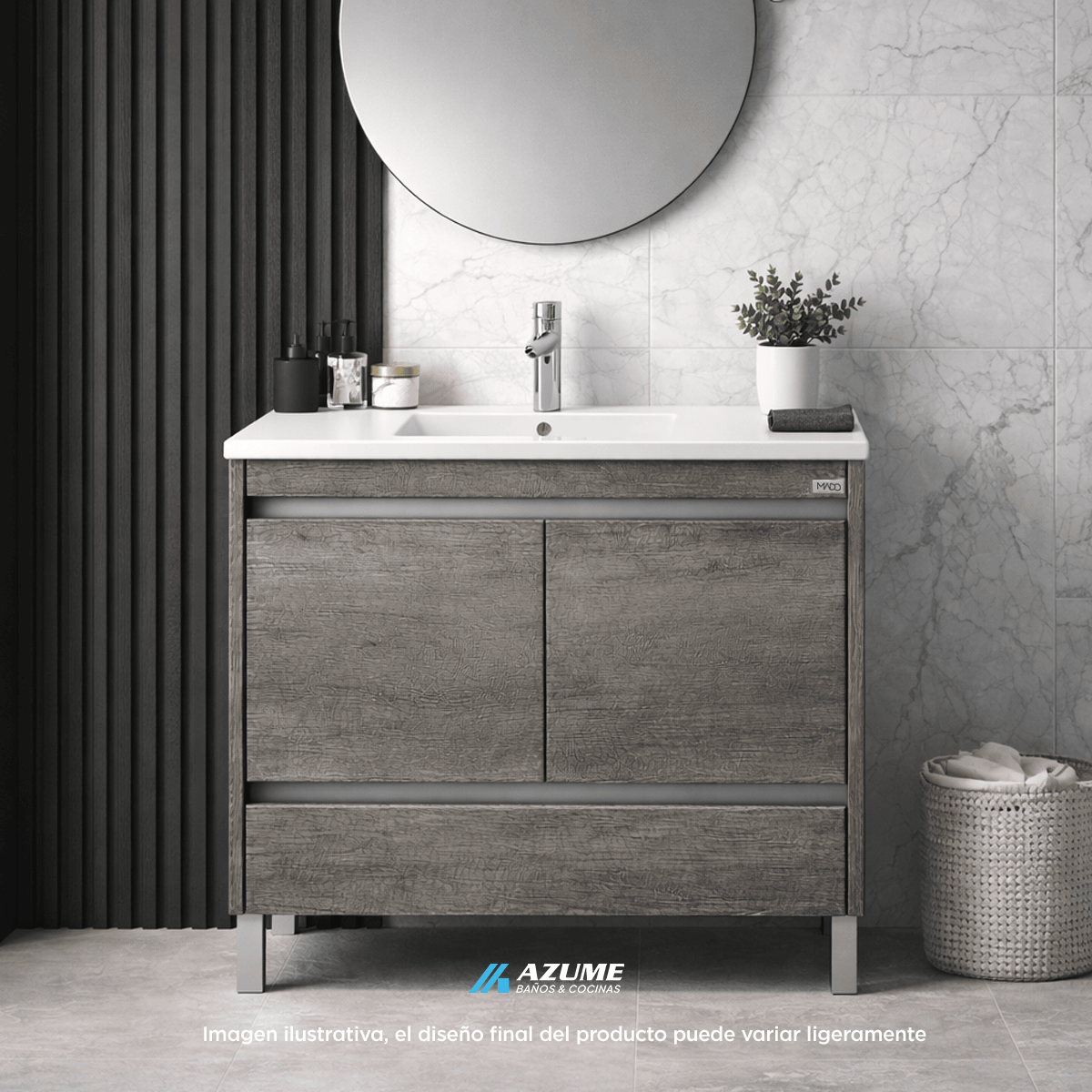 Gabinete Mado Modelo Argelia 80 cm incluye llave y contra – VN-ARGELIA 80-LO