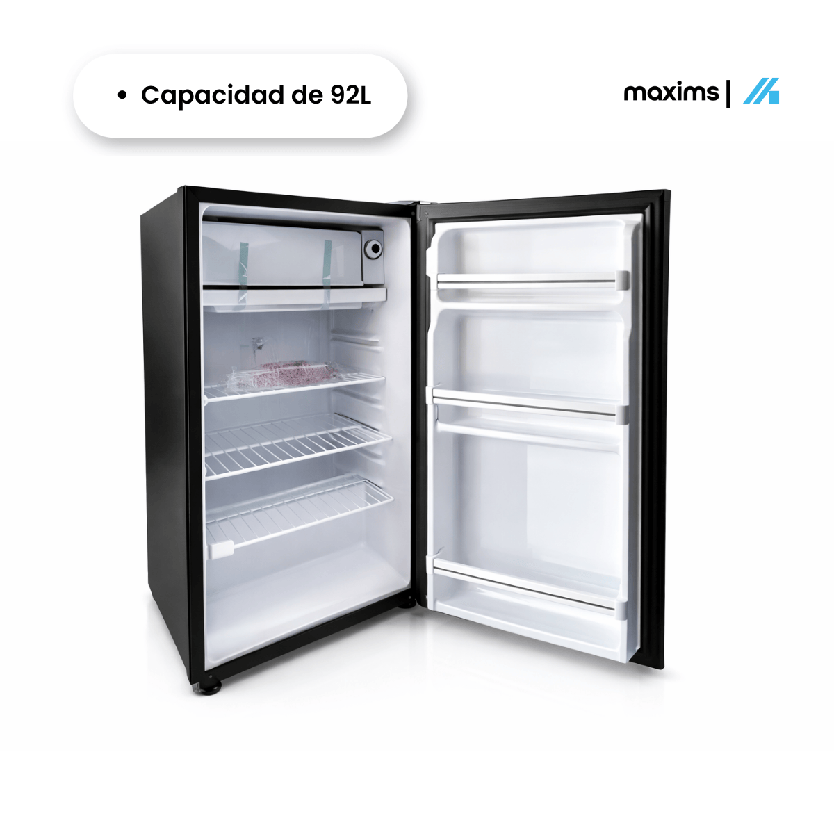Frigobar Maxims 92 Litros Negro 83 cm – MX-BC-98-B