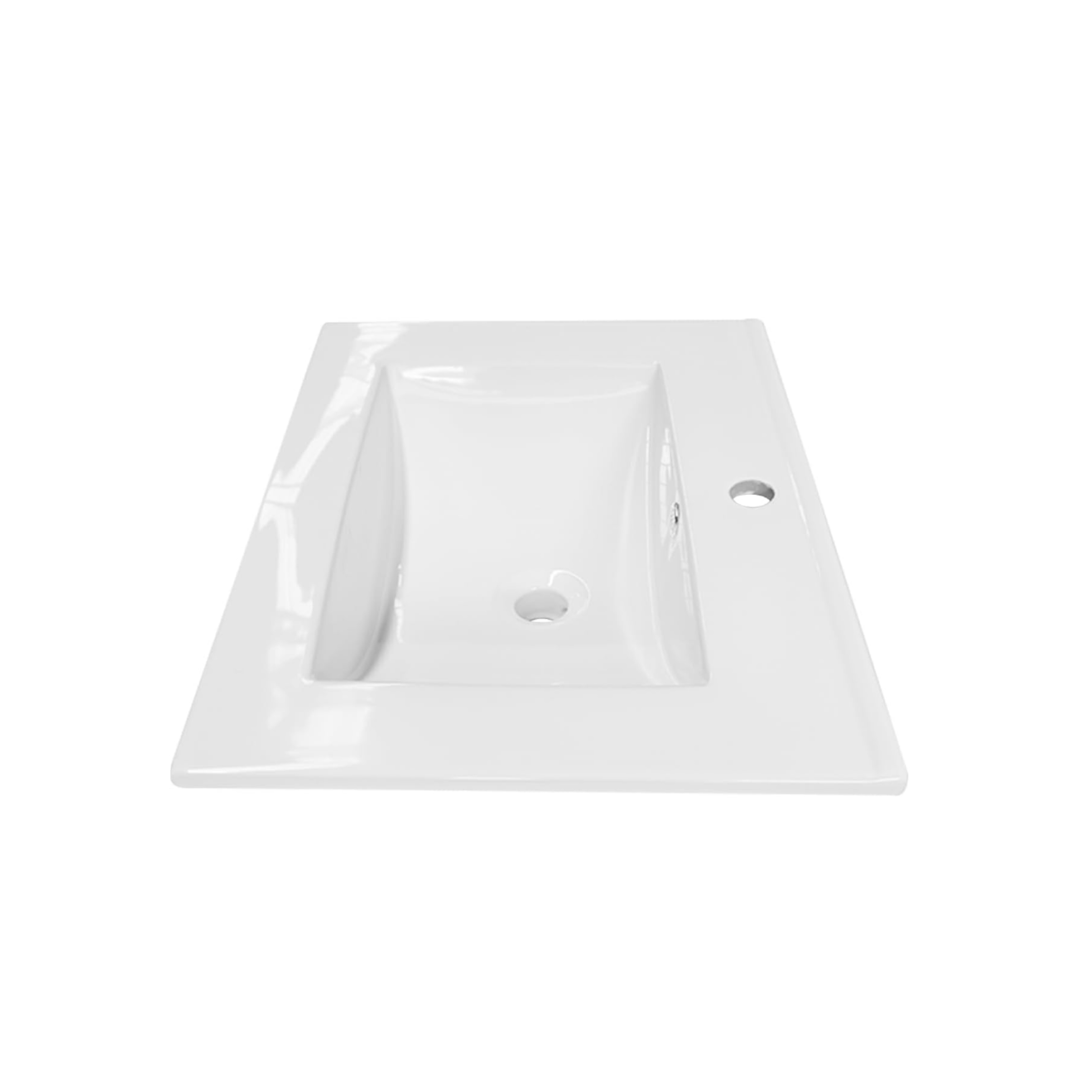 Cubierta Cerámica para Mueble de Baño 51 cm Blanco – LU-OMK-868-50E