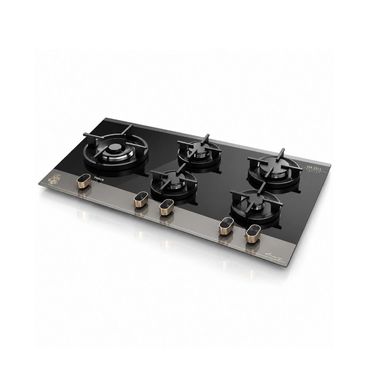 Parrilla de Gas Empotrable Teka Maestro GBC 95 Van Gogh 90 cm 5 Quemadores – TK-112570246