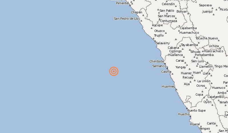 Sismo de 4.5 grados sacudió La Libertad esta madrugada