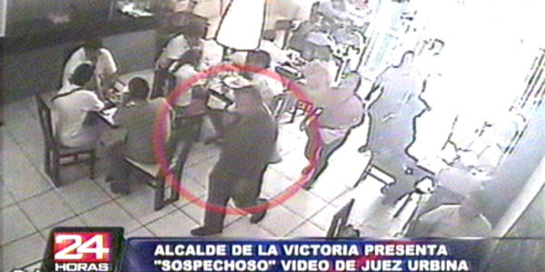 Presentan 'sospechoso' video que comprometería a juez Malzon Urbina
