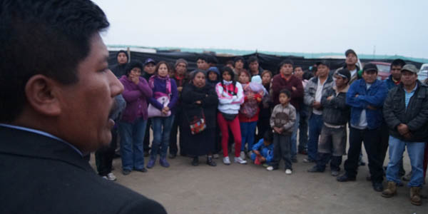 Pobladores de Huarochir&iacute; denuncian que sujetos armados intentan desalojarlos