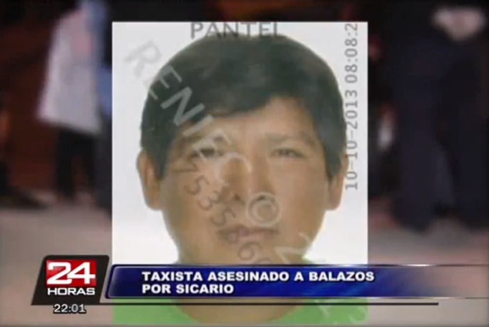 Sicarios asesinan a balazos a taxista en San Juan de Lurigancho