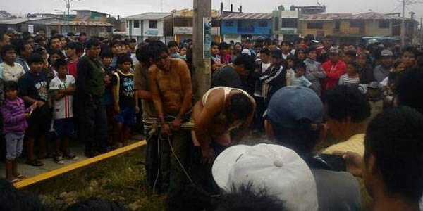 Enardecida turba intentó ajusticiar a seis ladrones en Madre de Dios