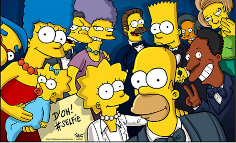 FOTOS: ‘Los Simpson’ y Lego parodian famoso selfie de los Premios Óscar