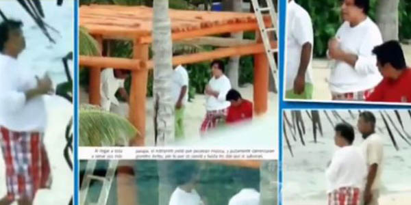 Juan Gabriel se recuper&oacute; de la neumon&iacute;a y disfruta de las playas mexicanas