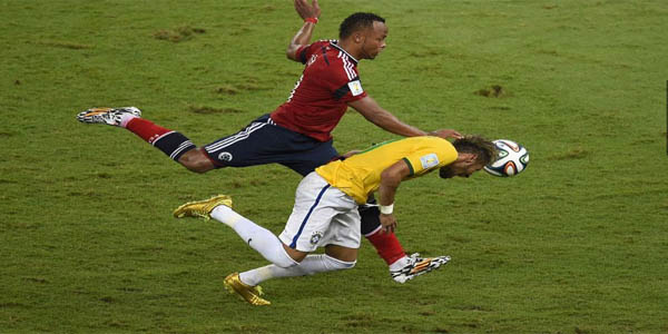 Brasil 2014: FIFA no sancionará a jugador colombiano que lesionó a Neymar