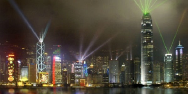 Sinfonía de luces: asombroso show en Puerto de Victoria, Hong Kong