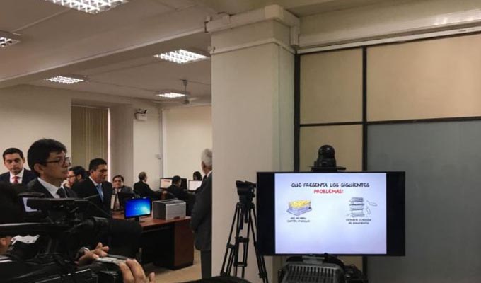 Expediente Judicial Electrónico será implementado en octubre