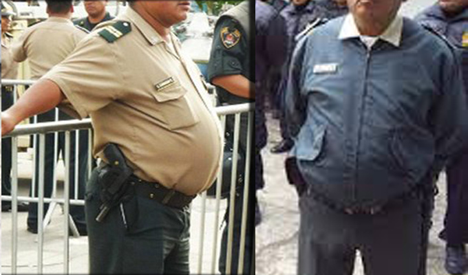 Más de 18 mil policías padecen de sobrepeso en el Perú