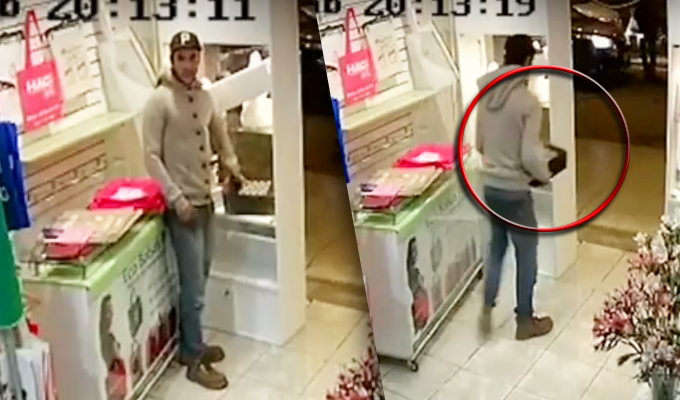 Chorrillos: cámaras de seguridad registran robo en bazar