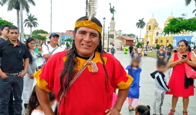 Mensajero inca llegó a Trujillo para recolectar juguetes destinados a niños de escasos recursos