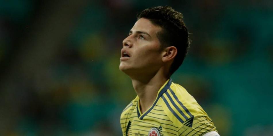 OFICIAL: James Rodriguez no jugará ante Perú