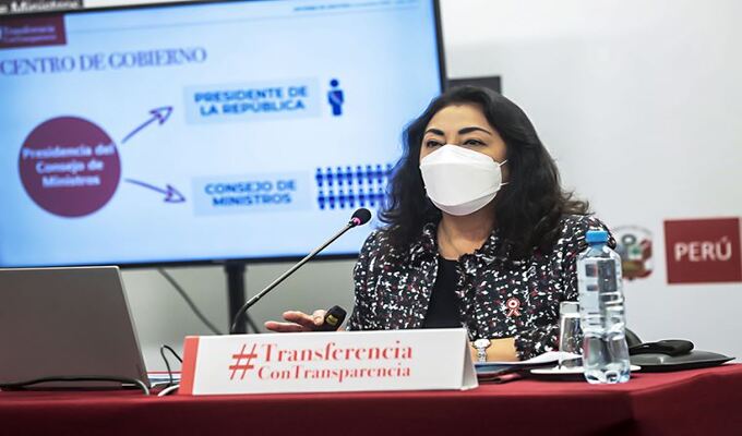 Premier Violeta Bermúdez realizó balance de su gestión en el gobierno de tránsito