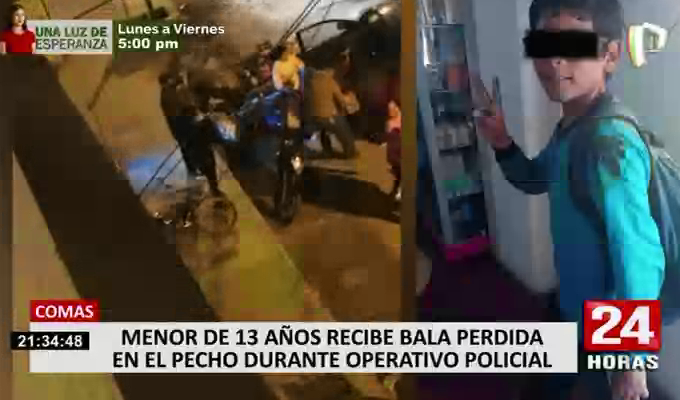 Bala perdida hirió a adolescente durante confuso incidente en Comas - Vimarsana News