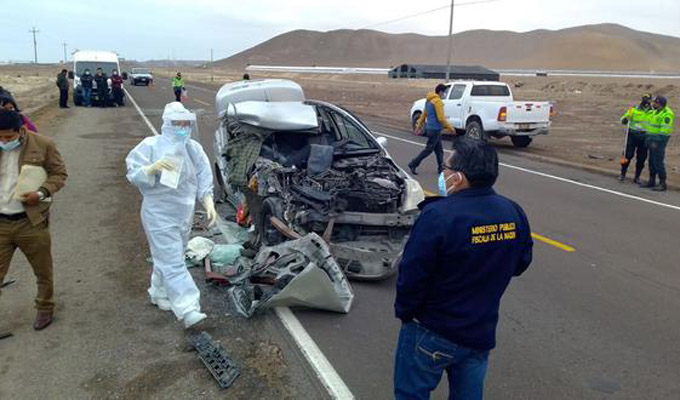 Tacna: choque de auto y tráiler deja dos muertos y dos heridos graves en carretera Costanera - Vimarsana News