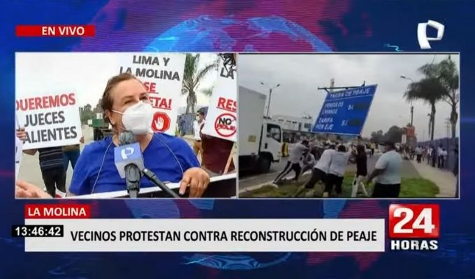 La Molina: vecinos protestan por reconstrucción...