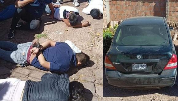 Cusco: capturan a banda de arequipeños que se dedicaba a robar viviendas