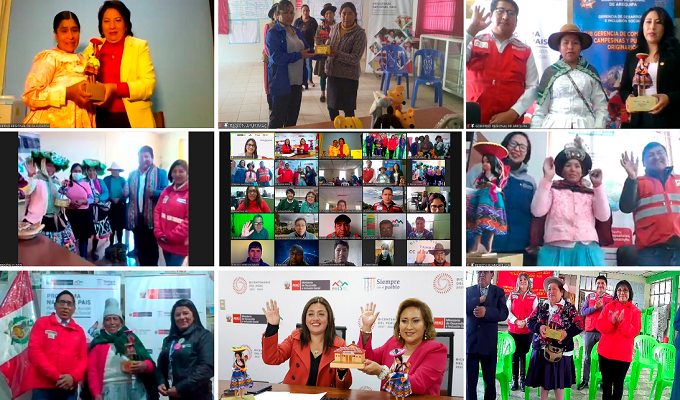 Midis reconoce a 7 mujeres rurales que impulsan el desarrollo de sus familias y comunidades