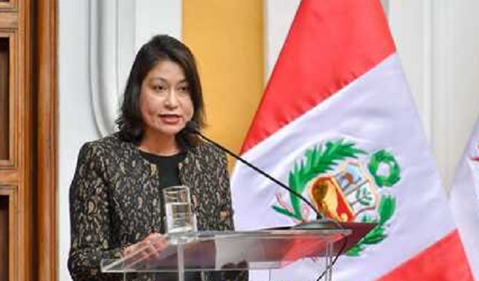 Congreso admite interpelar a la canciller Ana Cecilia Gervasi