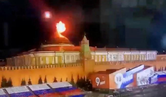 Rusia organizó ataque de drones contra el Kremlin, según estudio