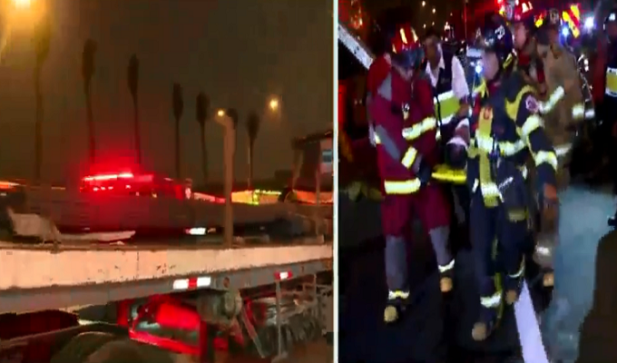 Surco: un muerto y 25 heridos tras choque de bus...