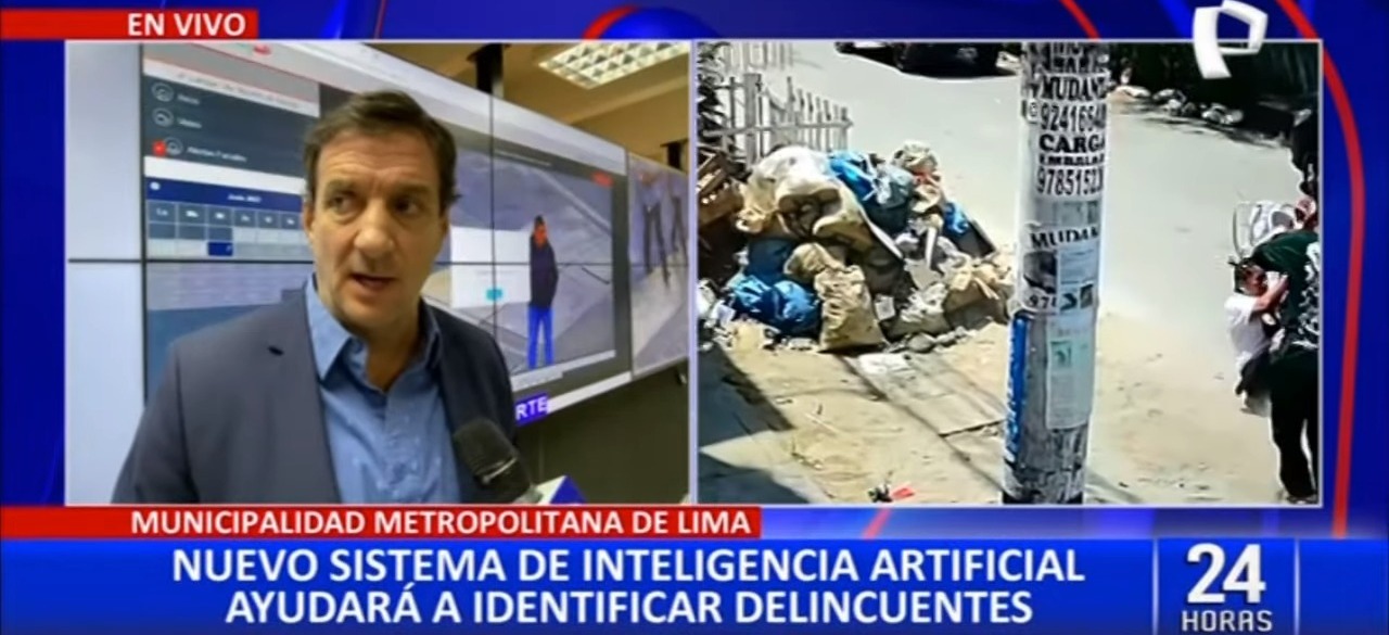 Inteligencia artificial en Lima servirá para identificar a delincuentes de manera rápida