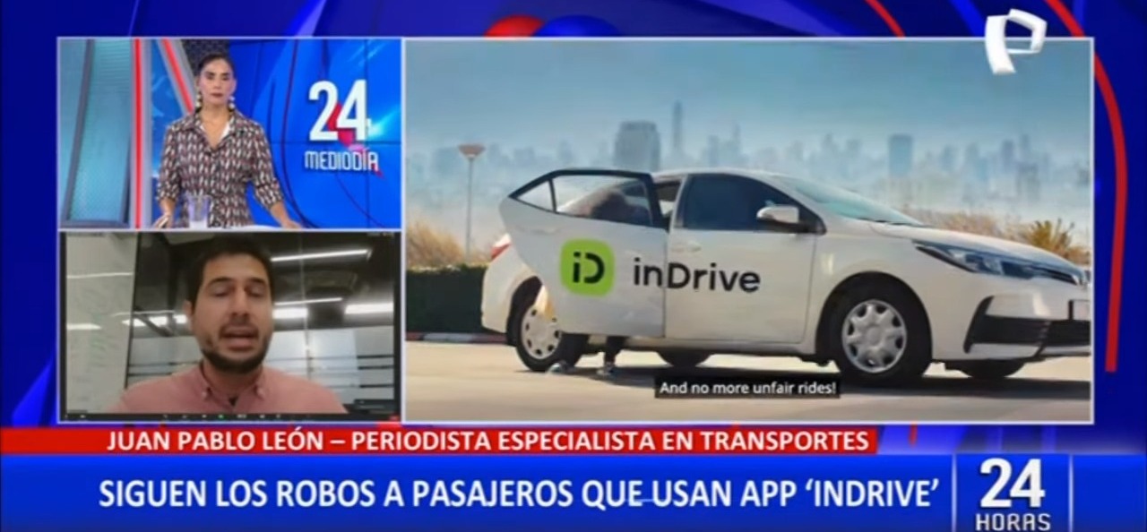 Juan Pablo León: “El MTC puede bloquearle la señal a InDrive”