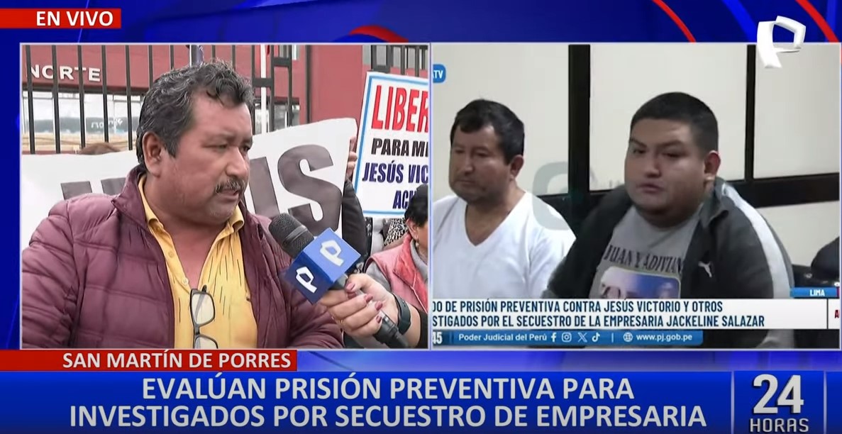 Caso Jackeline Salazar: Familiares exigen libertad de Jesús Santos Victorio frente al Poder Judicial
