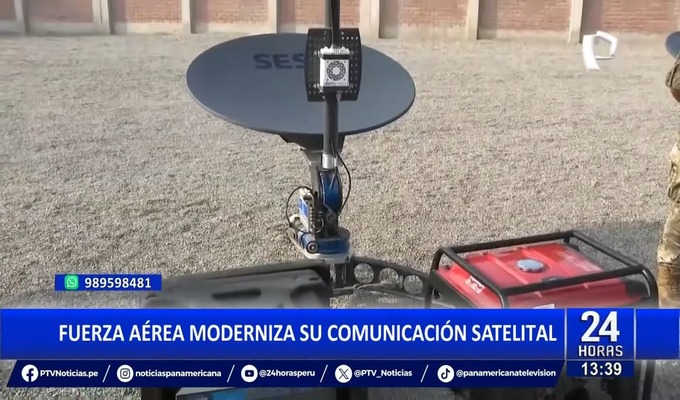 Fuerza Aérea del Perú moderniza su comunicación satelital